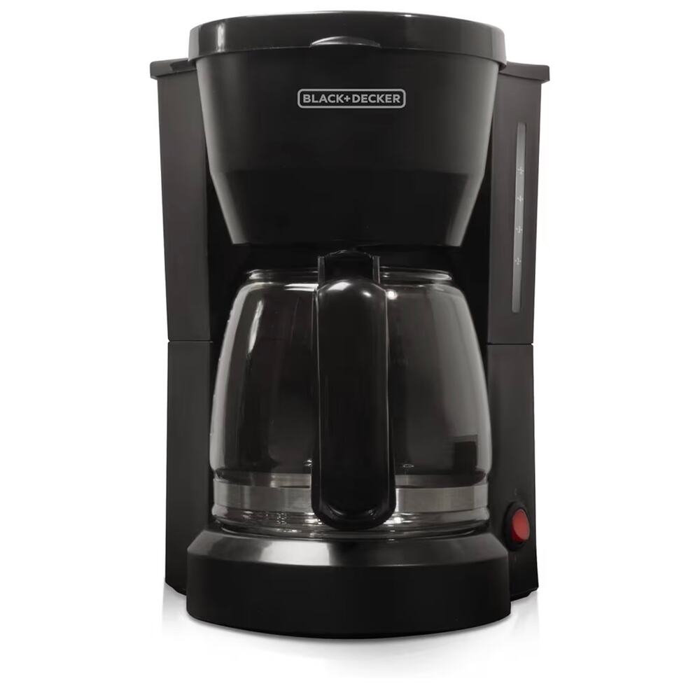 New BLACK+DECKER 5-Cup Coffeemaker, DCM600B Black